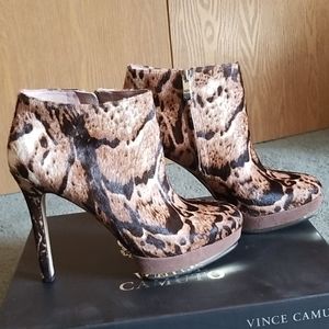 Leopard print heels